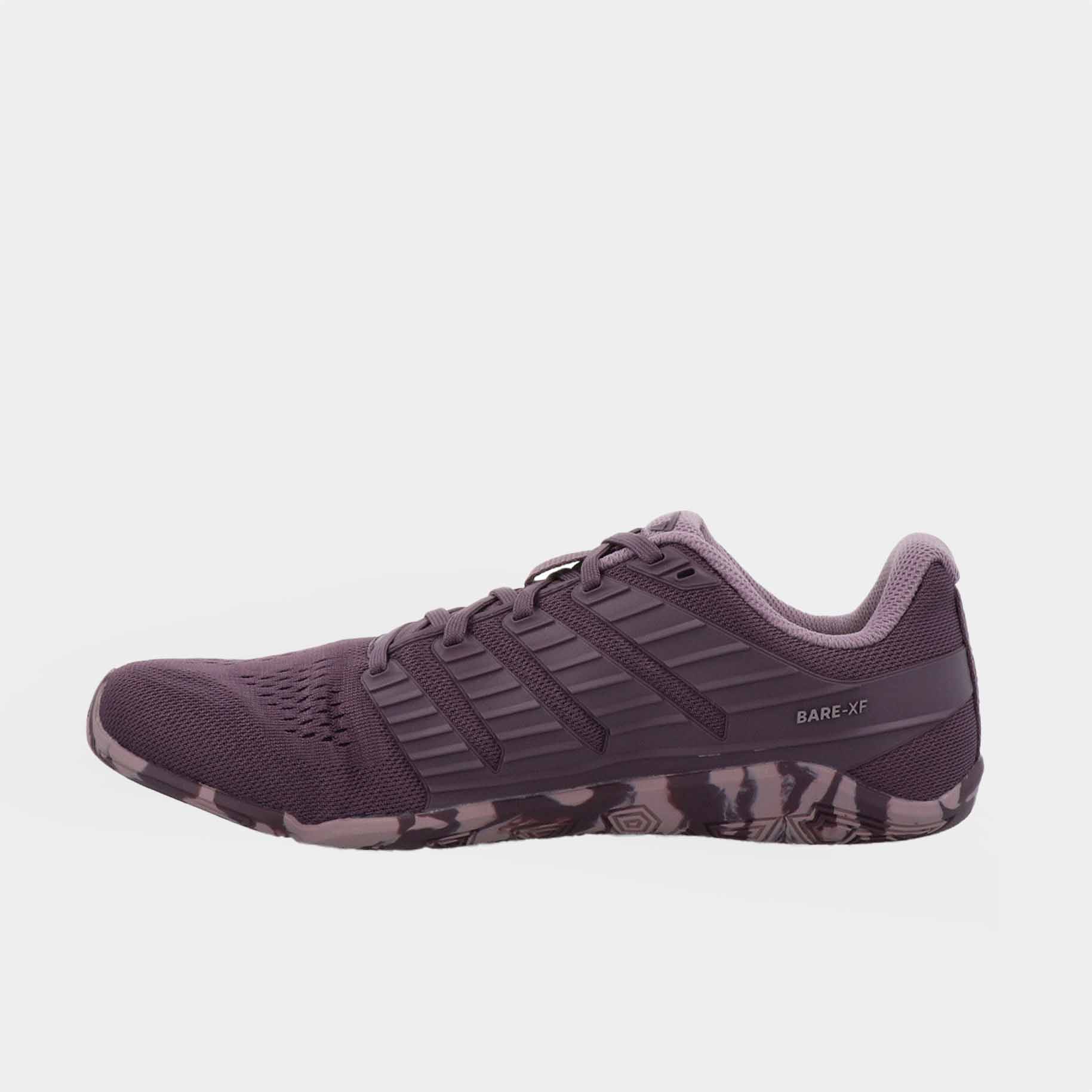 INOV8 Bare-XF V2 training shoes, purple and multi, inner view