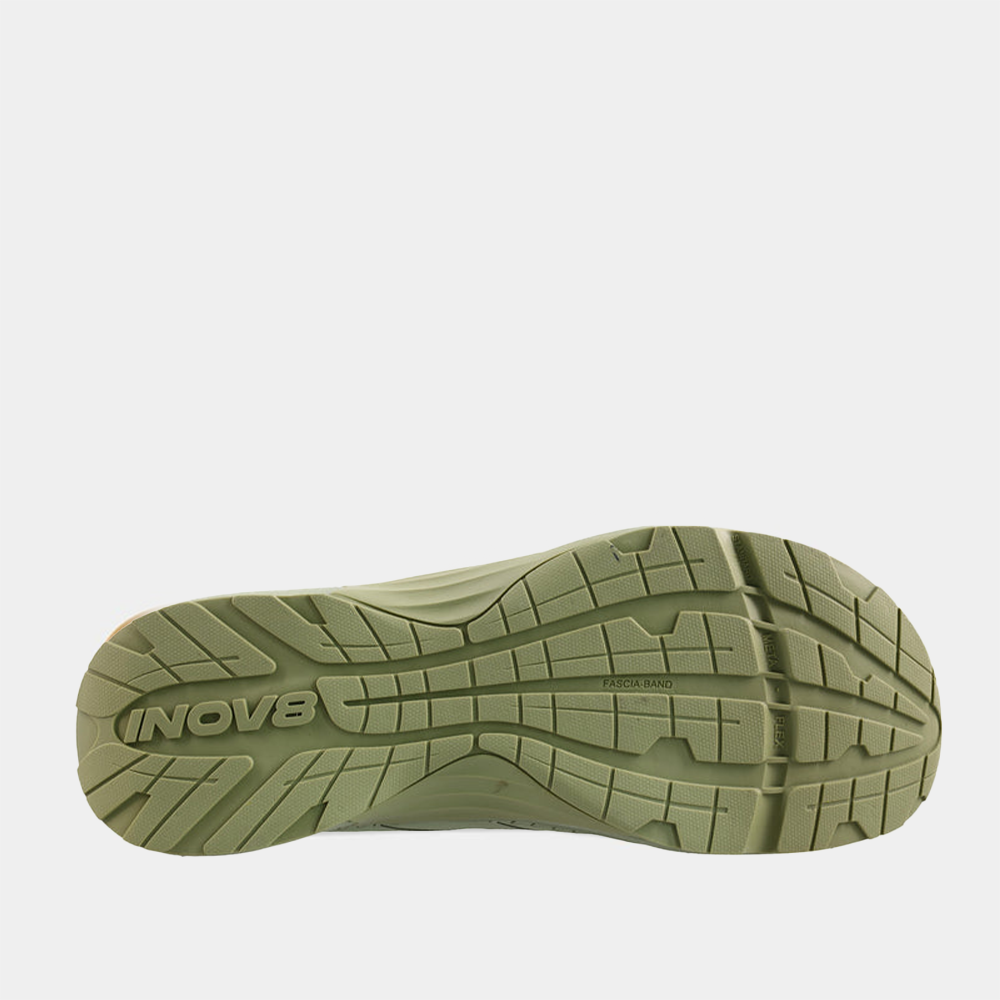 INOV8 F-Fly training shoes, green, bottom view