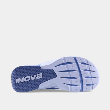 INOV8 F-Lite training shoes, blue and light blue, bottom view