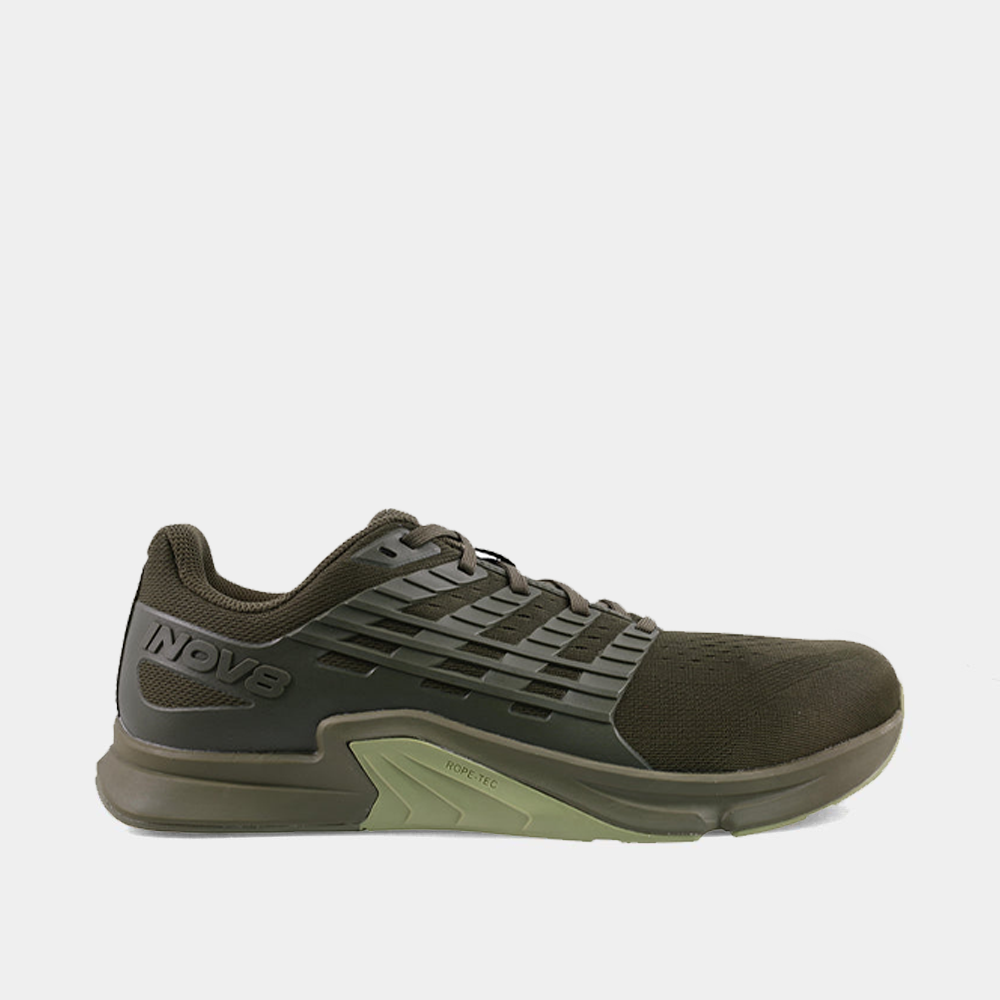 INOV8 F-Lite training shoes, dark green and green, outer view