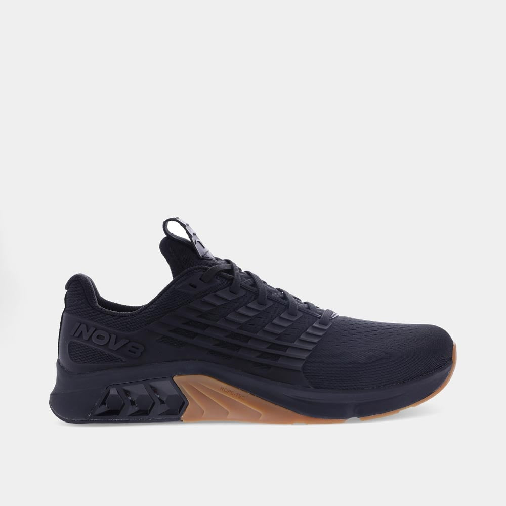 INOV8 F-Lite Max training shoes, black and gum, outer view