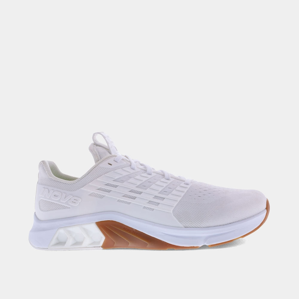 INOV8 F-Lite Max training shoes, white and gum, outer view