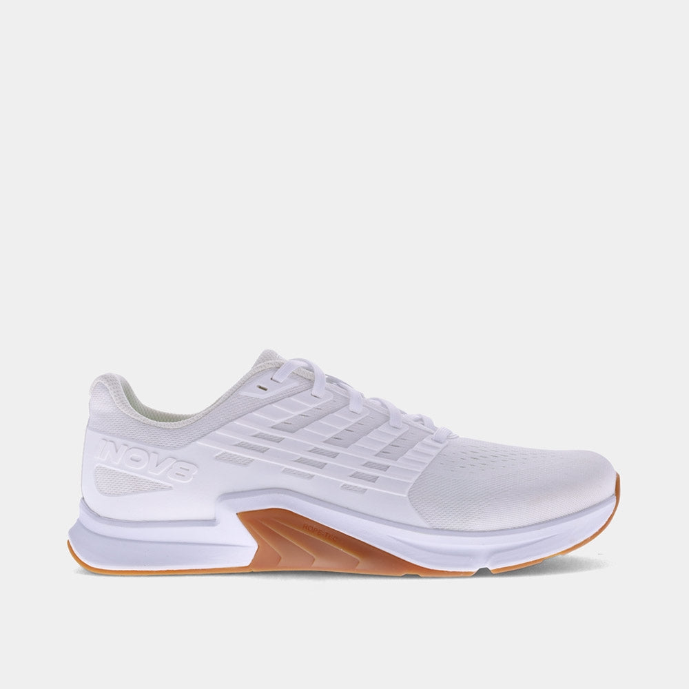 INOV8 F-Lite training shoes, white and gum, outer view