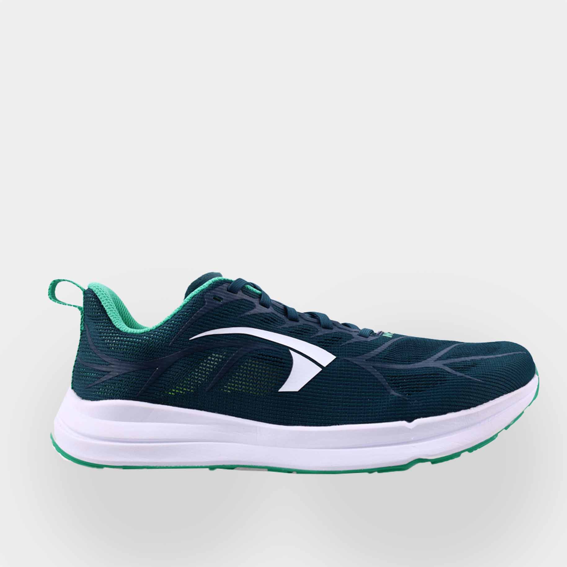 INOV8 RoadFly Zero road running shoes, dark teal and white, outer view
