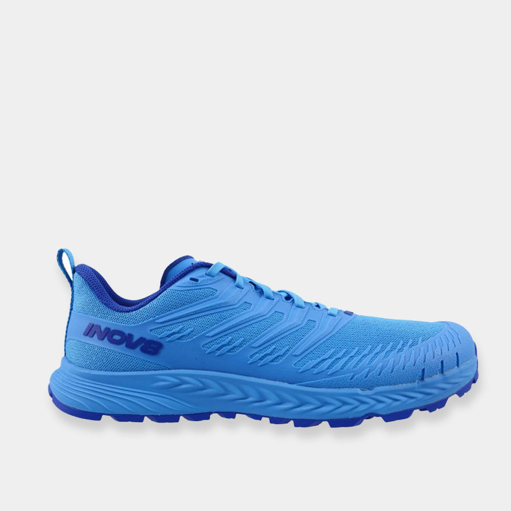 INOV8 TrailFly Speed V2 trail running shoes, blue, outer view