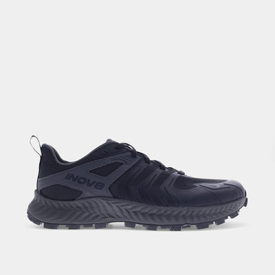 INOV8 TrailTalon trail running shoes, black, outer view